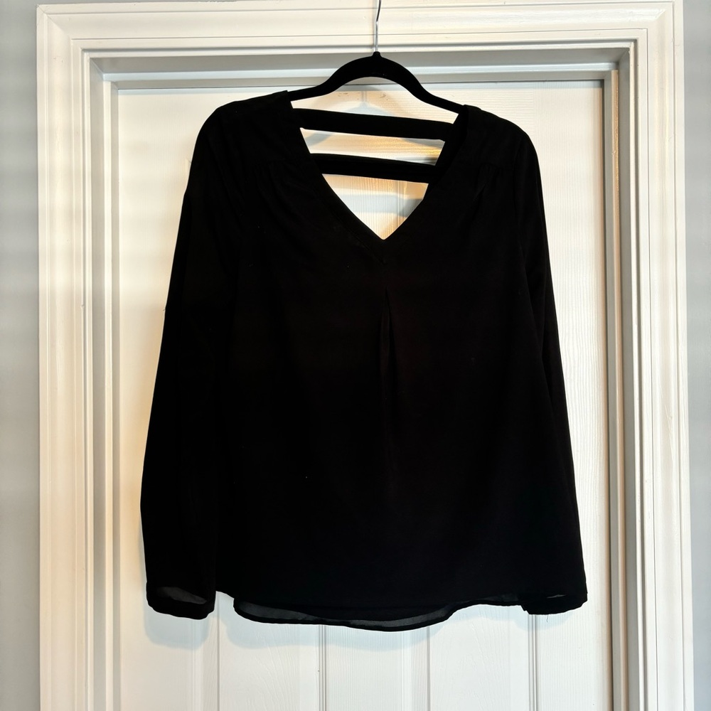 Open back detail blouse